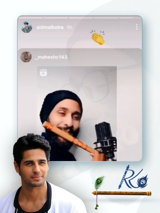 Recognition for a Rahul Krishnan flute performance